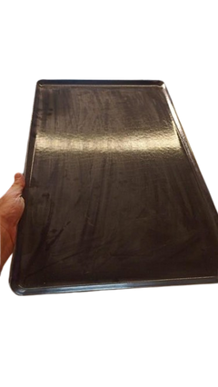 Paderno Aluminium Silicone Coating Baking Tray, 32.5 x 53 x 1 cm