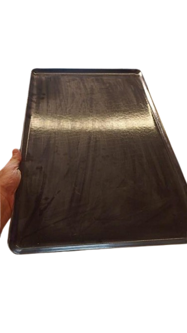 Paderno Aluminium Silicone Coating Baking Tray, 32.5 x 53 x 1 cm