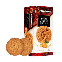 Walkers Stem Ginger Biscuits 150g, Pack of 12 pcs