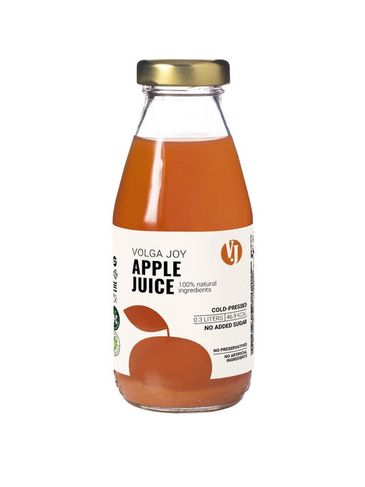 Volga Joy 4610226000577 Apple Juice 300ml, Pack of 12/Box