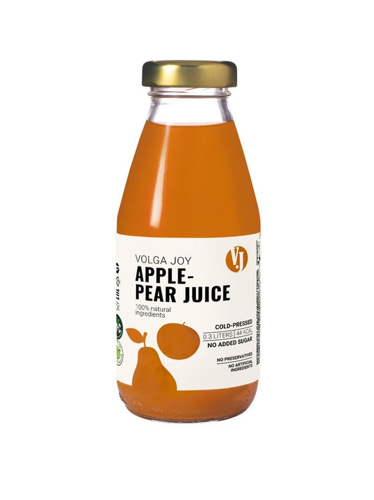 Volga Joy 4610226001468 Apple & Pear Juice 300ml, Pack of 12/Box