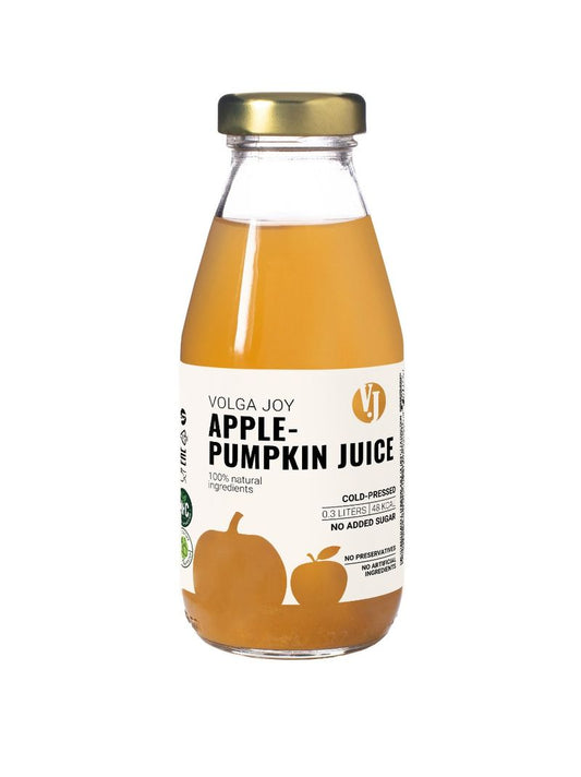 Volga Joy 4610226001581 Apple & Pumpkin Juice 300ml, Pack of 12/Box