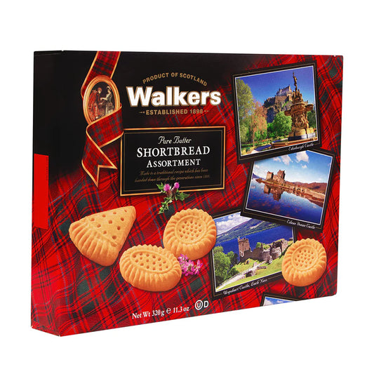 Walkers Shortbread Assorted 320g, Pack of 12 pcs