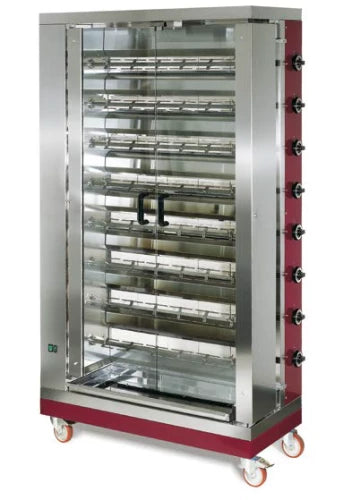 GGF 4 Spiedi Gas Roaster Grill, 110x48x110 cm