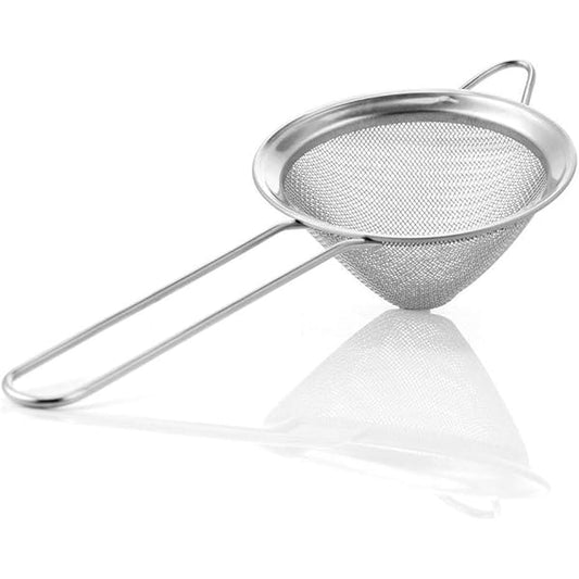Wundermaxx Premium Strainer, 9cm, Mesh Cone Silver