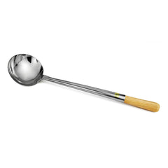THS 528.CHW10 Chinese Ladle W/ Wooden Handle 10cm