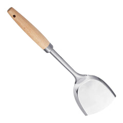 THS 528.FPWH Chinese Spatula W/ Wooden Handle 9cm