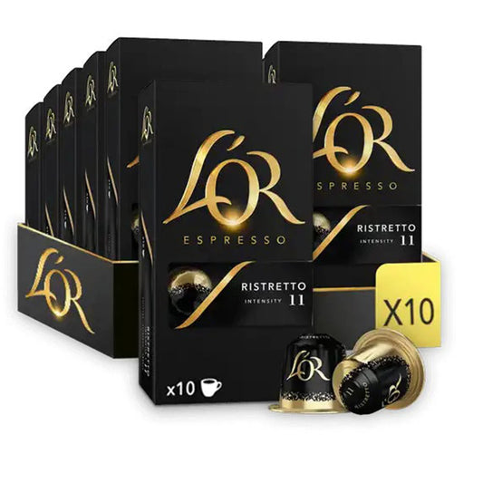 LOR Capsules Ristretto 10s 52g, Pack of 10 pcs
