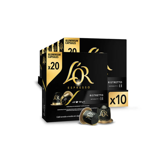 LOR Cap Ristretto 20s 104g, Pack of 10 pcs