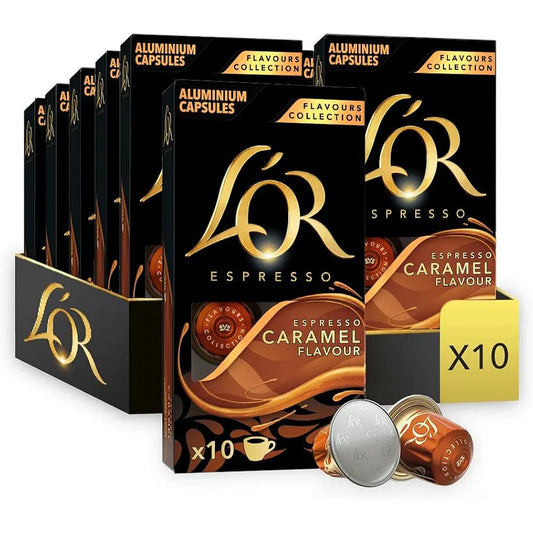 LOR Capsules Caramel 10s 52g, Pack of 10 pcs