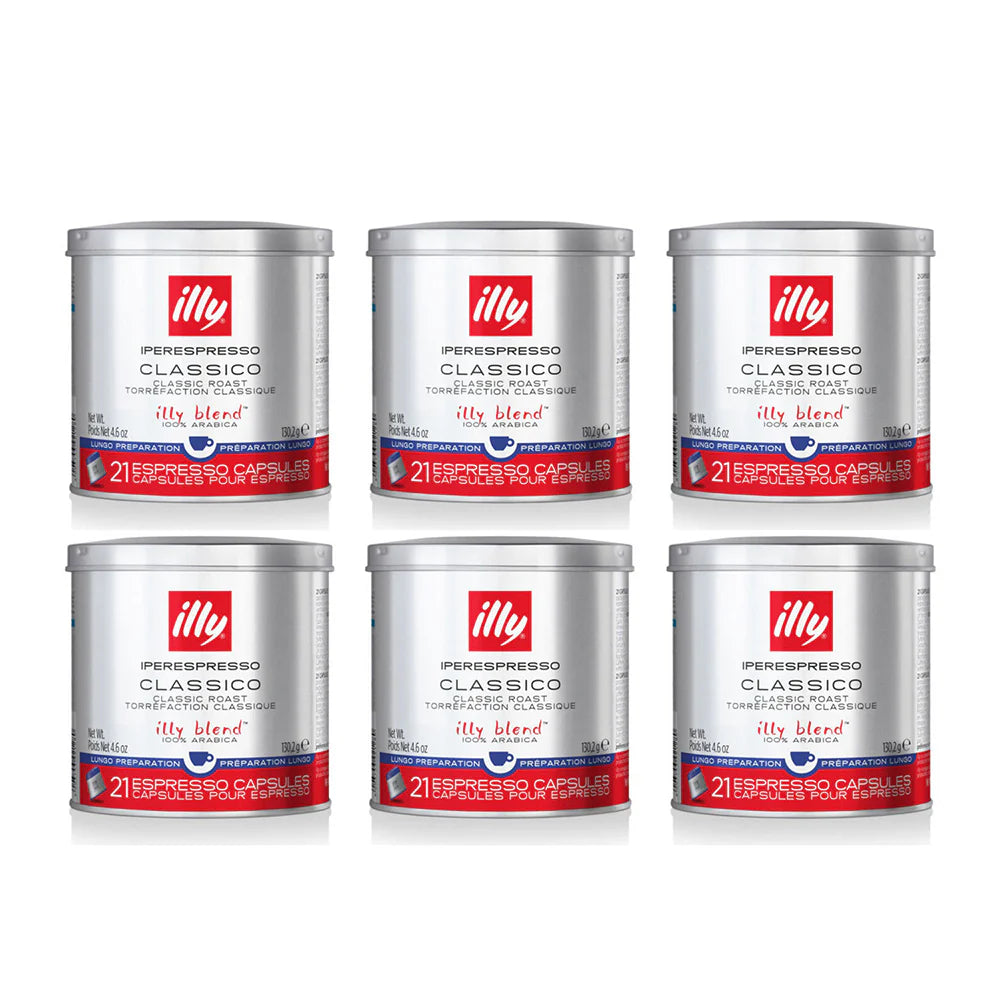Illy Class Roast 21 Cap 140.7g,  Pack of 6 pcs