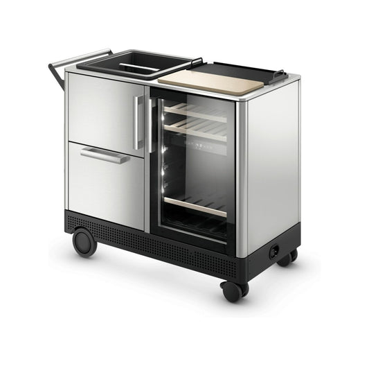 Dometic Home MOBAR 550 S Mobile Bar with Basket and Refrigerator 125cm