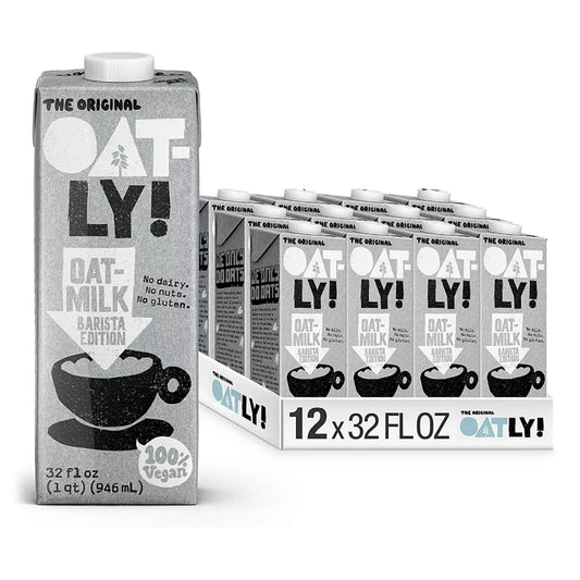 Oatly Barista Edition Oat Milk 1 Liter, Pack of 12pcs