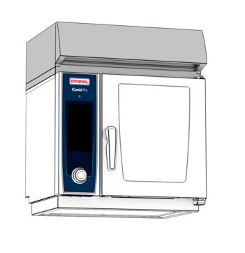 Rational 60.73.865 Ultra Vent XS Exhaust Hood for Type XS 6-2/3