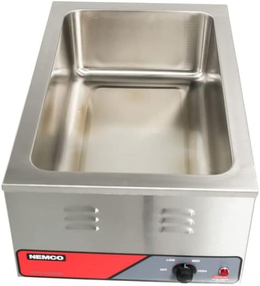 NEMCO 6055A-220 Full-Size Countertop Food Warmer, 1200W