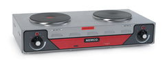 NEMCO 6310-2-240 Double Burner Electric Hot Plate, 3000W