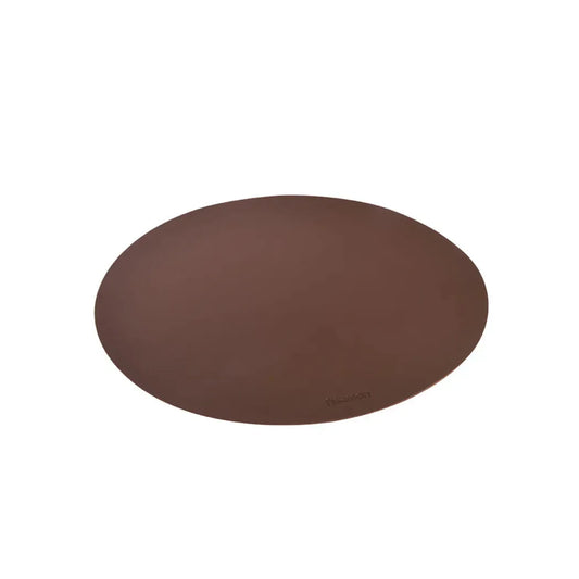 قطع سفرة دائرية، بقطر 36 سم (مصنوعة من مادة PU)