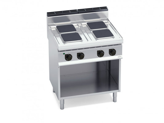 Soget  70035 Electric Hot 2 Square Plate Range on Open Cabinet, 42x70x88 cm
