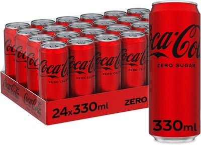 Cola Zero Soft Drink 330ml Pack of 24 Pcs