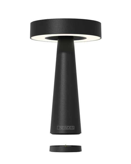 NEWDES Tip table lamp, H21 cm, Black