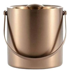 Wundermaxx Ice Bucket Double Wall With Tong, Rosegold, 1.5 Liters