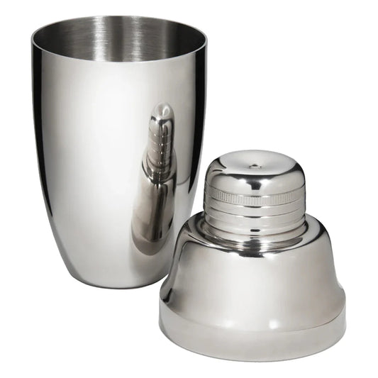 Wundermaxx Cobbler Shaker Silver, 500ml, Heavyweight Stainless Steel