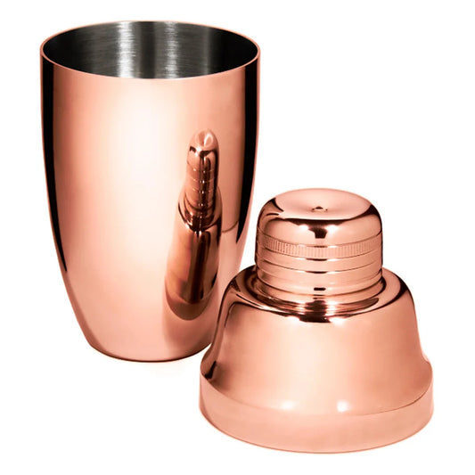 Wundermaxx Cobbler Shaker Silver, 500ml, Stainless Steel Copper Plated
