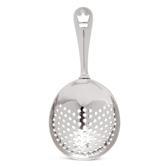 Wundermaxx Premium Julep Strainer Silver, Stainless Steel Mirror Finish
