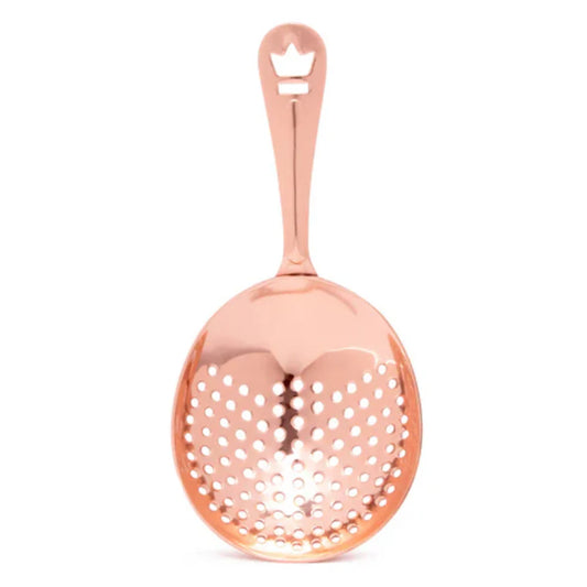 Wundermaxx Premium Julep Strainer Copper, Stainless Steel Mirror Finish
