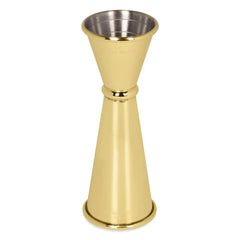 Wundermaxx Jigger Japanese Style, 1oz/2oz, Stainless Steel, Gold