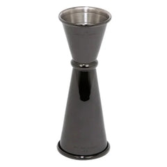 Wundermaxx Jigger Japanese Style, 1oz/2oz, Stainless Steel, Black