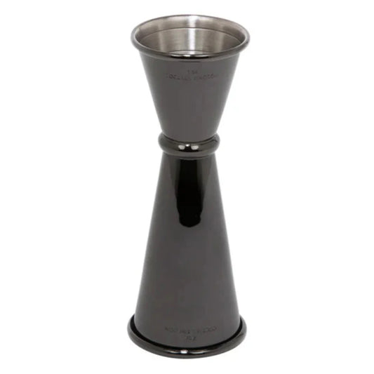 Wundermaxx Jigger Japanese Style, 1oz/2oz, Stainless Steel, Black