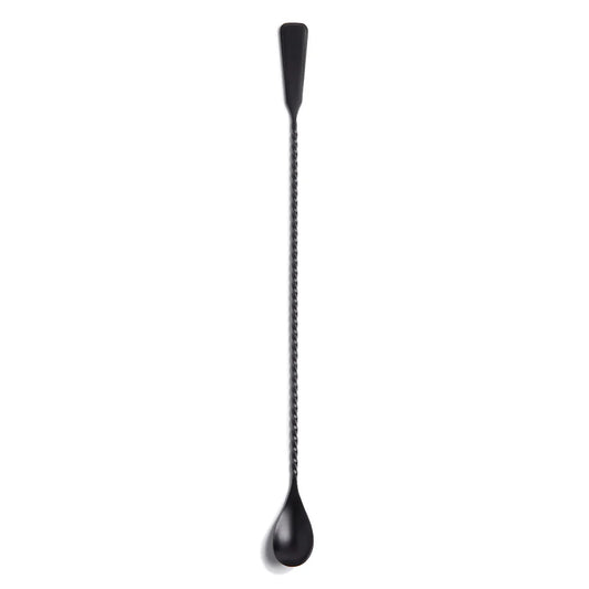 Wundermaxx Barspoon, 36cm, Stainless Steel, Black