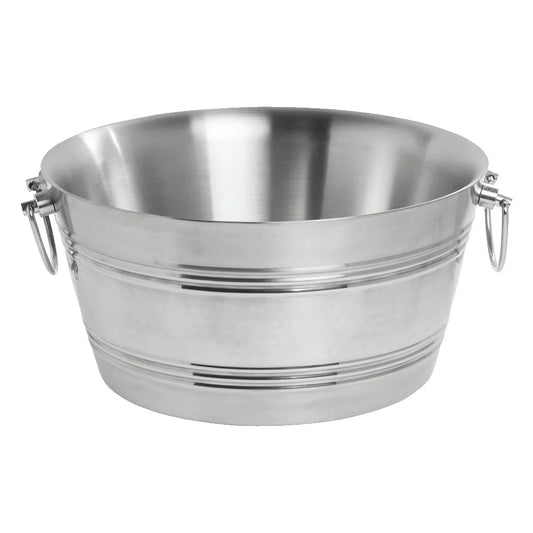 Wundermaxx Beer Chiller Tub, Double Wall, 15" Dia x 7" H, Tub 15 QT