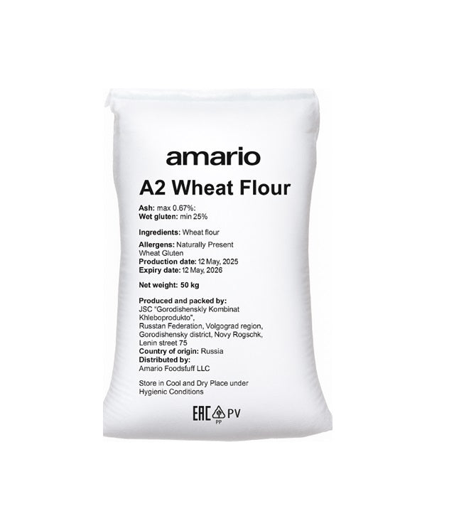Amario A2 Wheat Flour - 50kg Jute Bag
