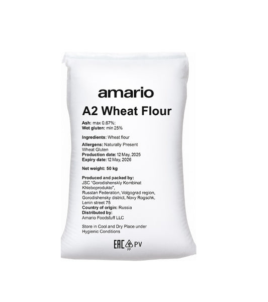 Amario A2 Wheat Flour - 50kg Jute Bag