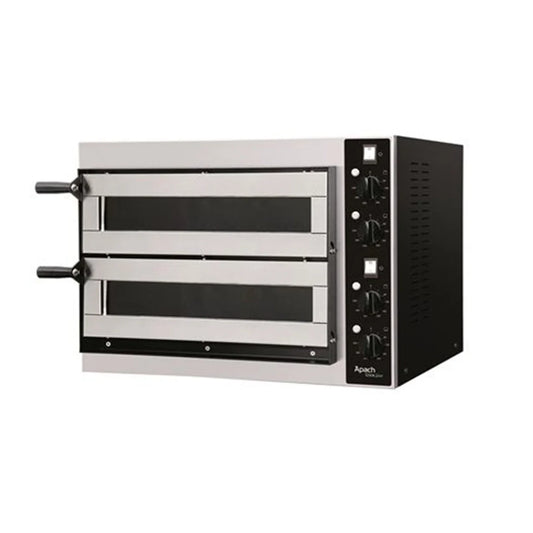 Apach AMS2 P/GP Electric Pizza Oven Compact 2 Chamber Deck Oven