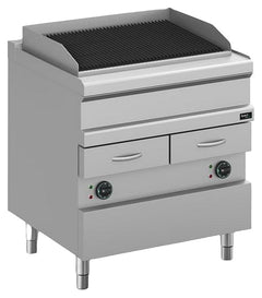 Apach APGEW-87P/PL Electric Water Grill 700 Series, 12 kw, 2-Zone, 80cm