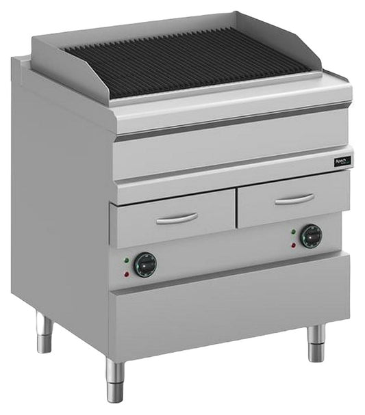 Apach APGEW-87P/PL Electric Water Grill 700 Series, 12 kw, 2-Zone, 80cm