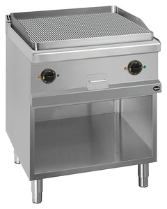 Apach APTE-77PR/PL Electric Ribbed Fry Top 700 Series, 8 kw, 65x57cm