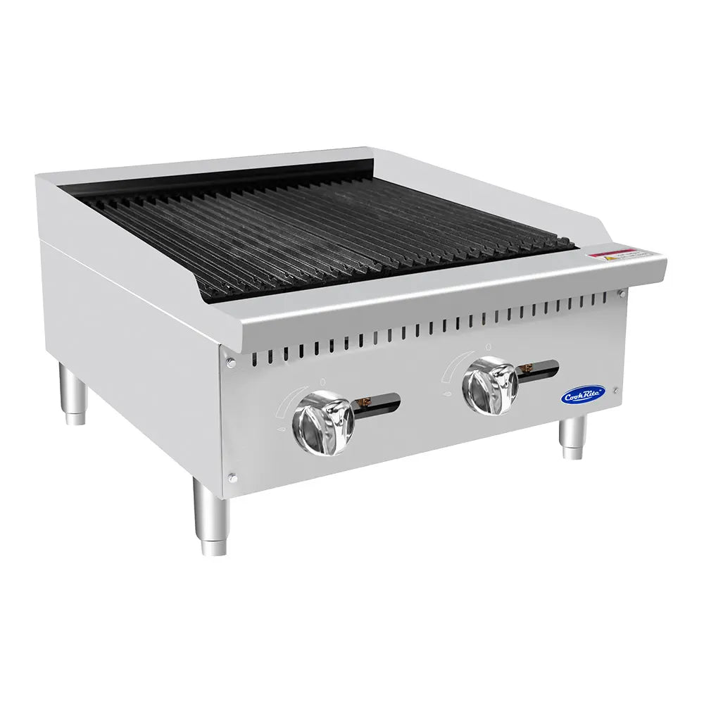 Atosa ATCB-24 Charbroiler 2 Burners, 61x70x38.5cm