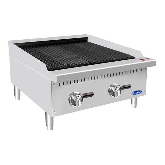 Atosa ATCB-24 Charbroiler 2 Burners, 61x70x38.5cm