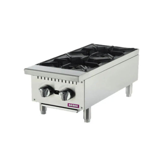 Atosa ATHP-12-2 Hot Plates 2 Burners, 31x72.4x33.2cm