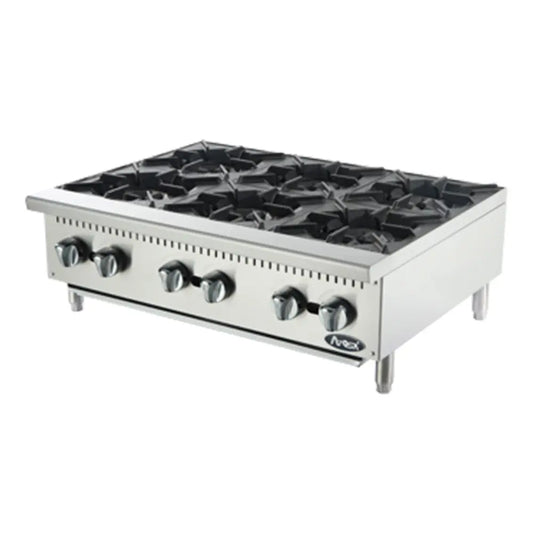 Atosa ATHP-36-6 Hot Plates 6 Burners, 91x72.4x33.2cm