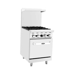 Atosa ATO-4B Gas Range 4 Burners with Oven, 61x79x143.3cm