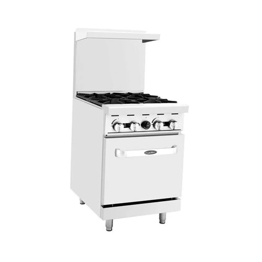 Atosa ATO-4B Gas Range 4 Burners with Oven, 61x79x143.3cm