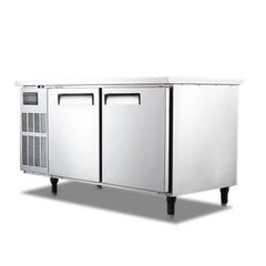 Aceplus CSUF5B2 Stainless Steel Two Half Door Chiller, 62x76x198 cm
