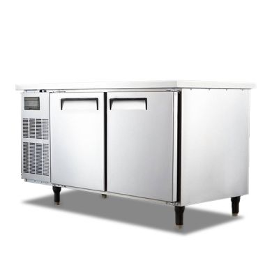Aceplus CSUF5B2 Stainless Steel Two Half Door Chiller, 62x76x198 cm