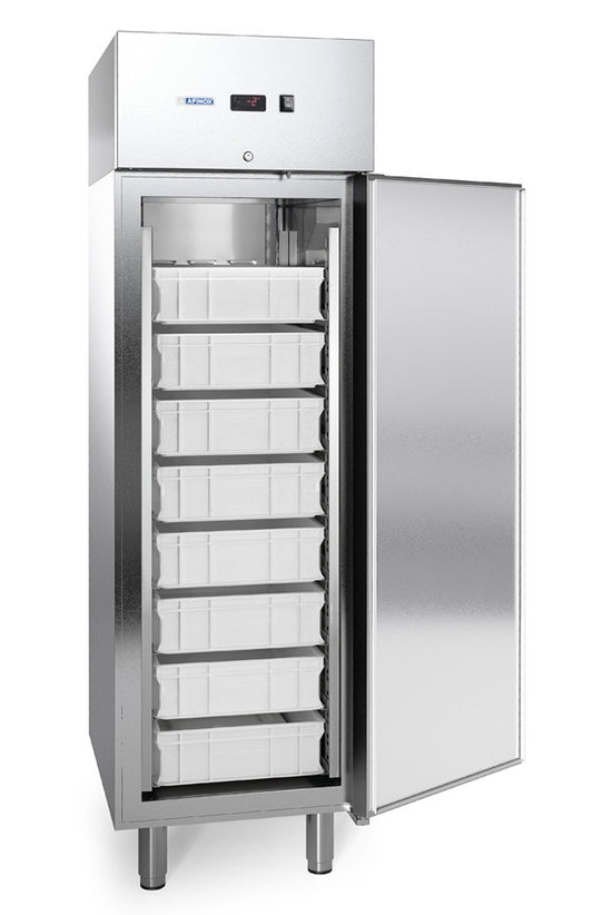 Afinox APX300 Refrigerated Fish Cabinet with 6 PVC Trays, 40x60x13 cm