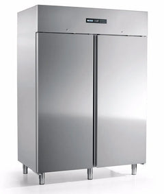 Afinox AVTN600 Glass Door Stainless Steel Cabinet Tropicalised Chiller, 69x73.5x206.5 cm